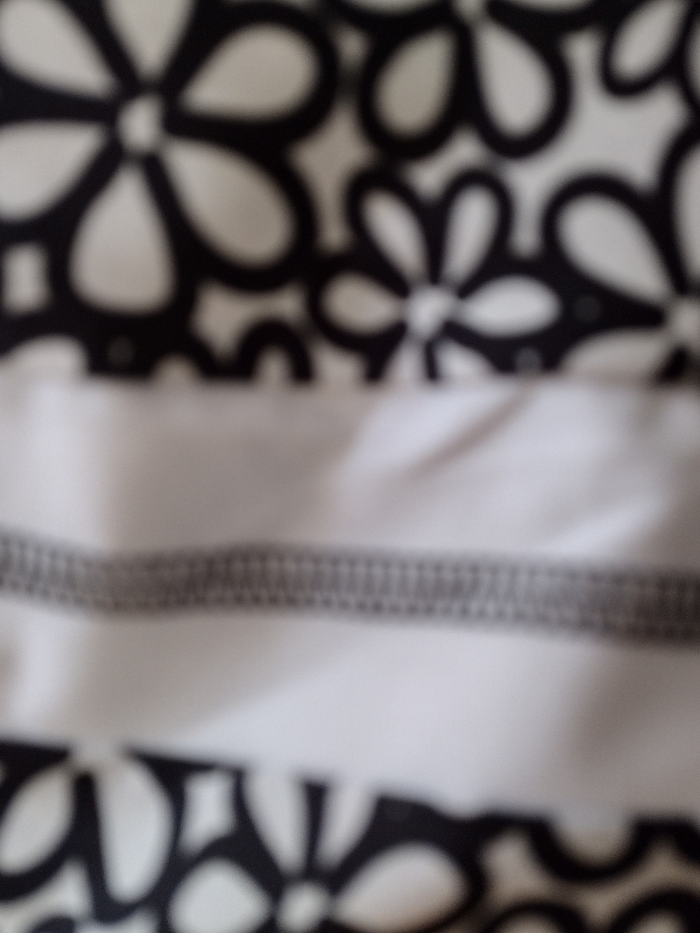 Kinona Black & White Floral Zip Athletic/Golf Tank - Picture 7 of 9